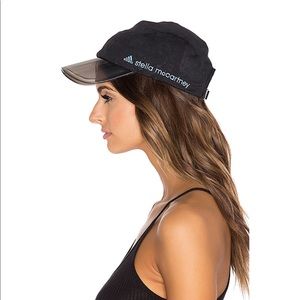 Running Cap in Black Adidas by Stella McCartney